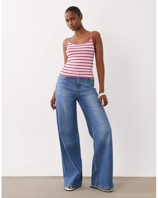 Gina Tricot Red Soft Tank Top