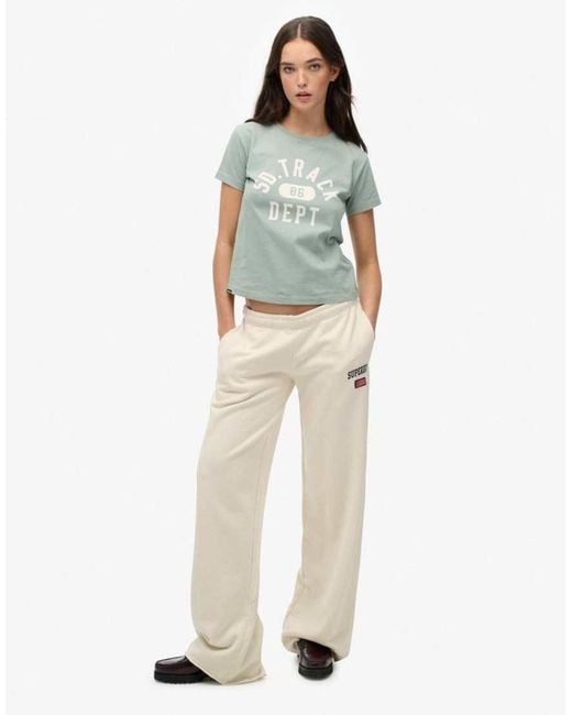 Superdry Natural Athletic Essentials Wide Leg Joggers