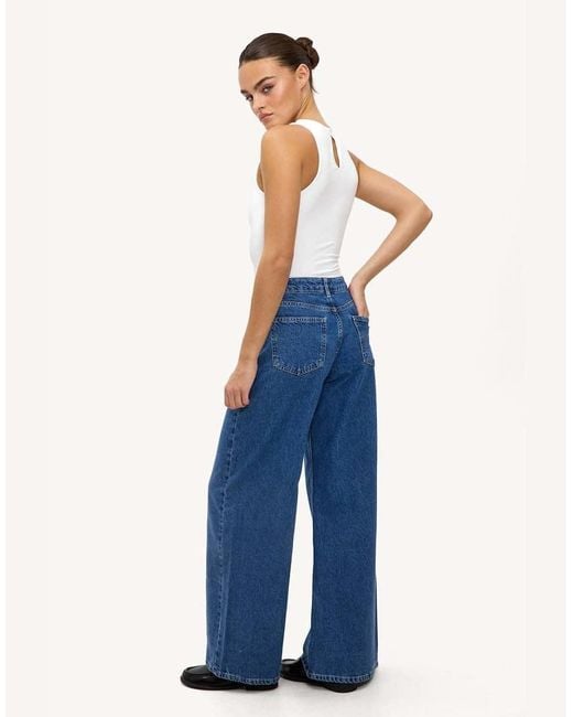 Loavies Blue Until The First Light Wide Jeans