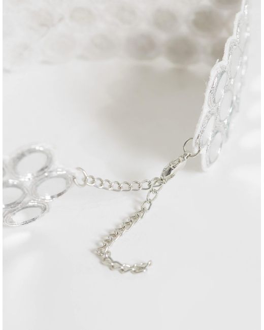 Collier ras Mango en coloris White
