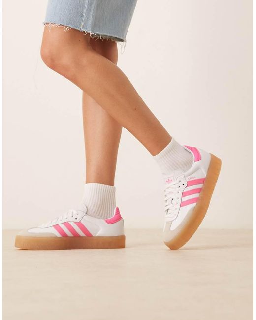 Adidas Originals Natural Sambae Trainers