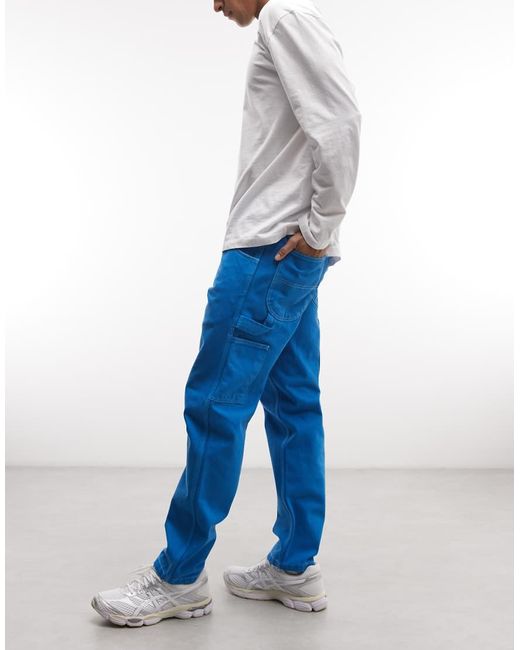 Stan Ray Blue Carpenter Straight Leg Jeans for men