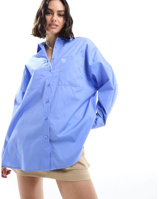 Pimkie Blue Longline Oversized Shirt