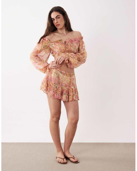 Aray Pink Mini Rara Skirt