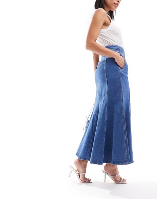 & Other Stories Blue – maxi-jeansrock