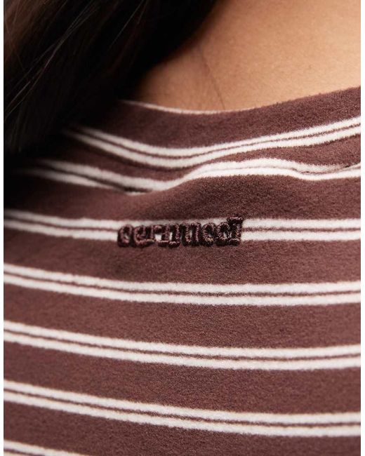 CERNUCCI Brown Crop Top