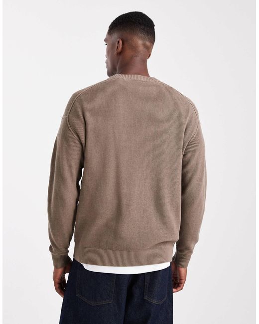 Only & Sons – strickpullover in Gray für Herren