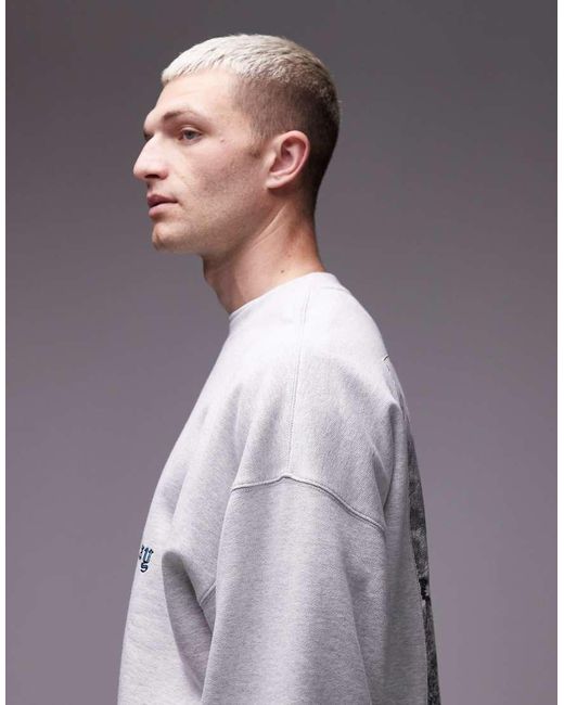 Carhartt Gray No Play Boxy Fit Sweatshirt for men