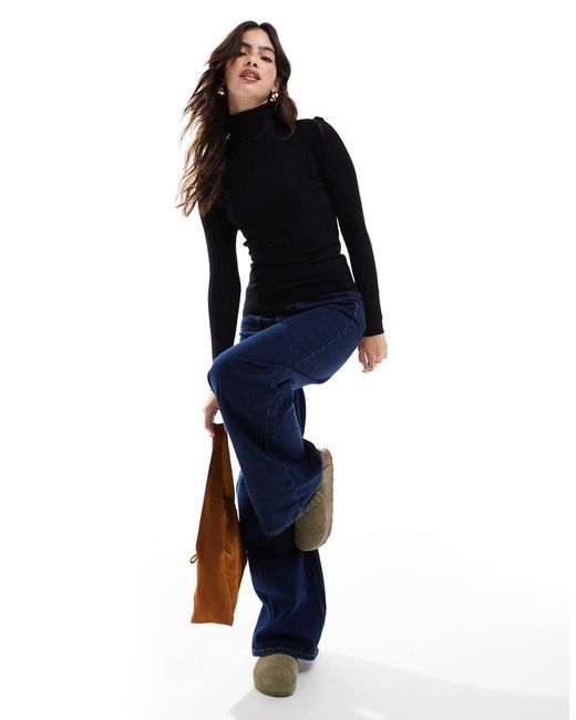 ONLY Black Rollneck Jumper