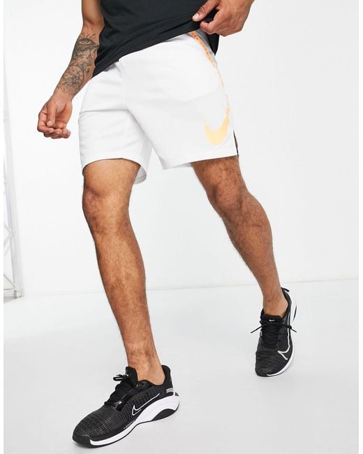 Nike Dye Drifit 6.0 Shorts in White for Men Lyst
