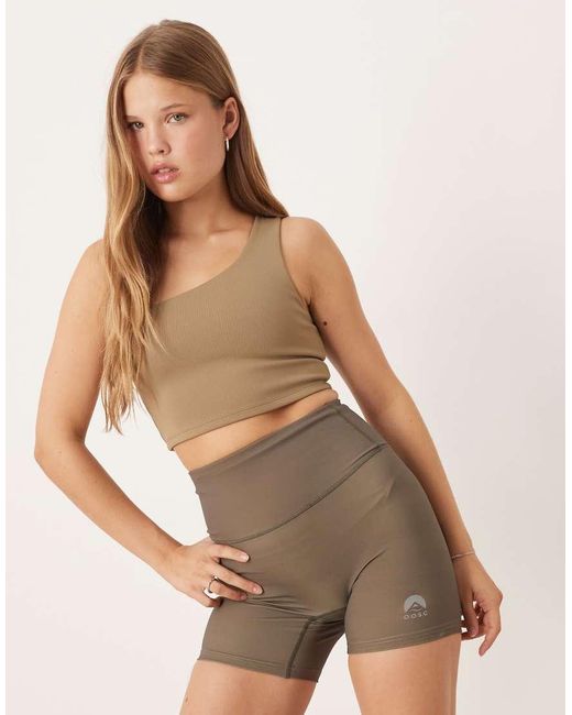 OOSC Natural Infinite High Waisted Shorts