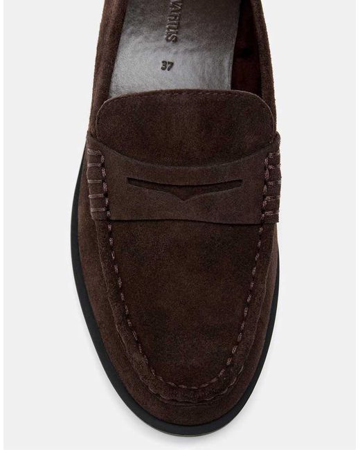 Stradivarius White Leather Loafers