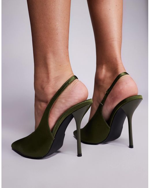 SIMMI Brown Simmi London Bexley Heeled Court Shoes