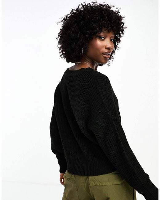 Vero Moda Black Button Through Cardigan