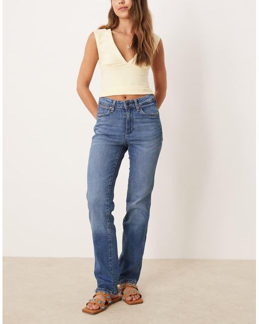 Wrangler Blue Straight Fit Jeans