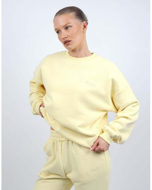 SIMMI Green Embroidered Oversized Sweatshirt