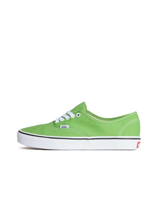 Authentic - baskets - citron Vans en coloris Green