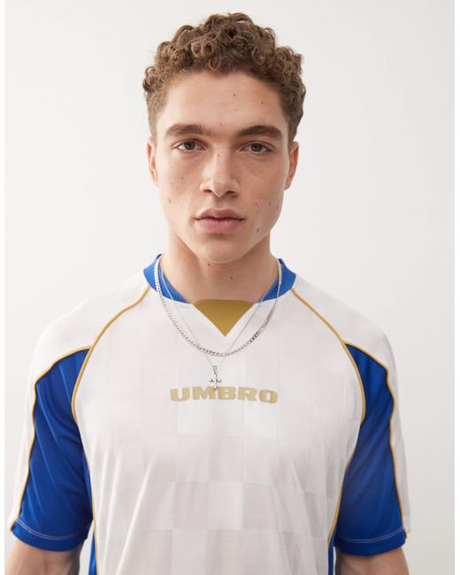 Umbro – jersey-t-shirt in Blue für Herren