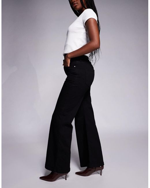 River Island Blue Relaxed Palazzo Jean