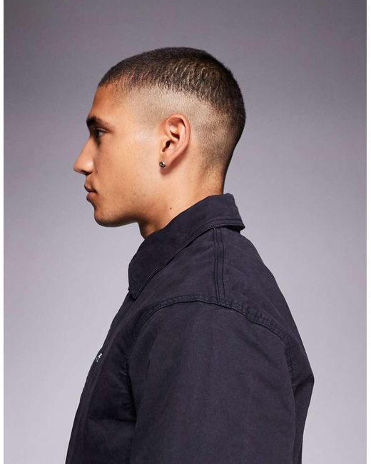 ARMANI EXCHANGE Blue Zip Through Jacket for men