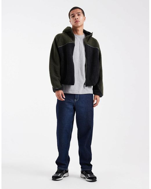 Cotton On – teddyjacke in Black für Herren