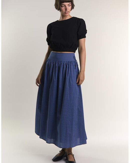 Glamorous Black Puff Sleeve Crop Top