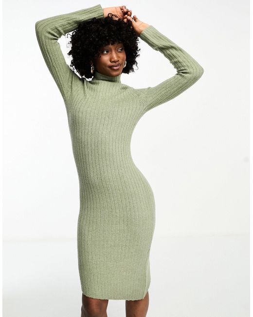 Asymmetric hem cheap midi dress