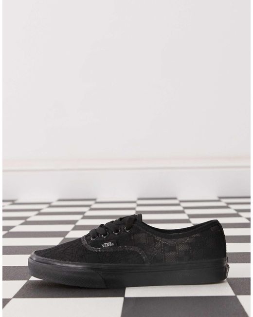Vans Black Authentic Trainers