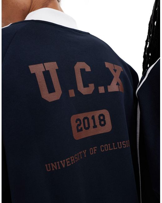 Collusion Blue Unisex – trainingsjacke