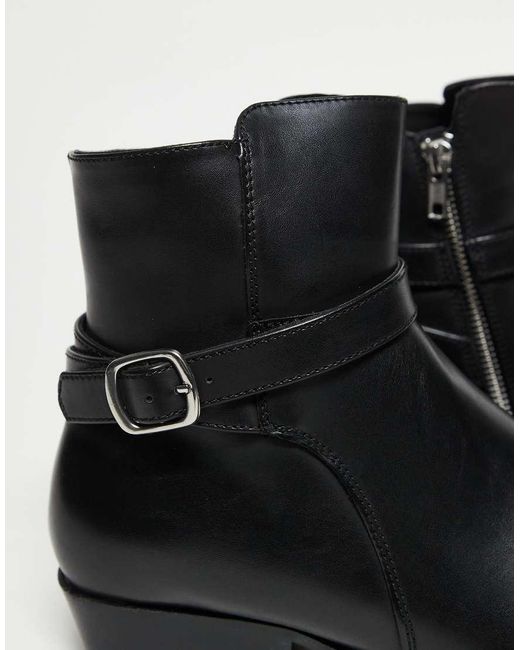 ASOS Black Chelsea Boots for men