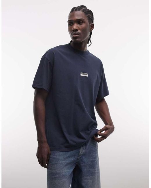 Wendell di Barbour in Blue da Uomo