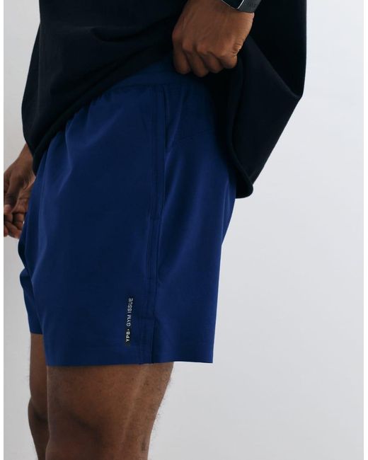 Abercrombie & Fitch Blue Ypb Lightweight Workout Shorts for men