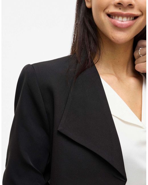 Blazer court ouvert Vila en coloris White
