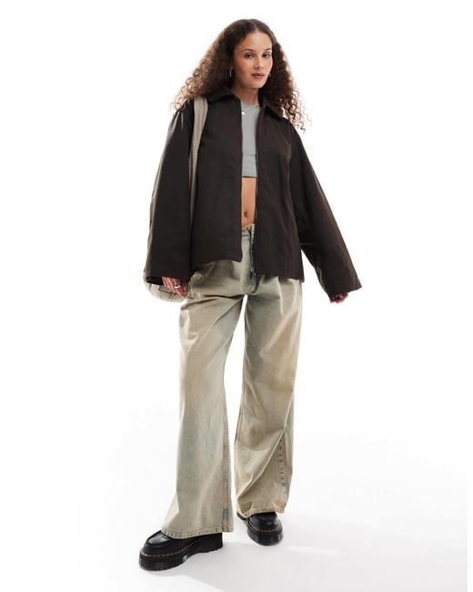 Weekday Brown – gewachste barn-jacke