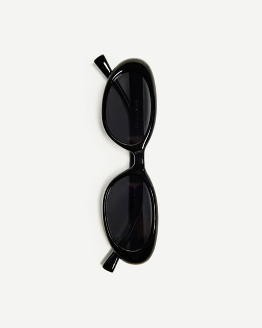 Bershka Brown – ovale sonnenbrille aus kunstharz