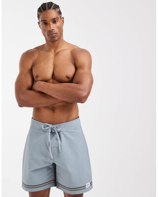 Rhythm Blue Stripe Trunk for men