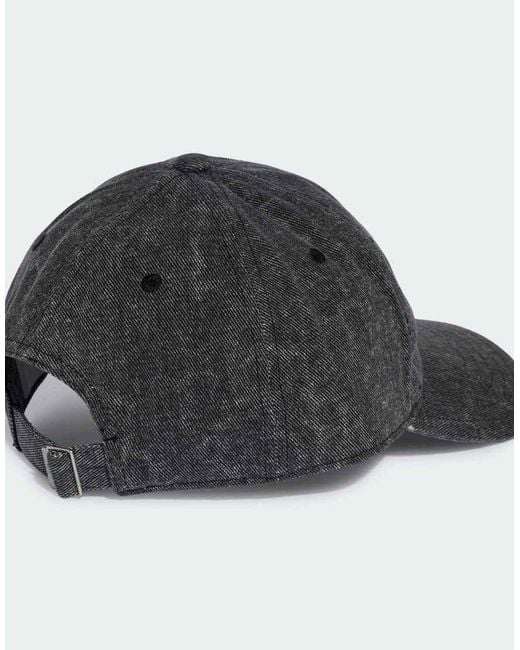 Adidas Originals Black Washed Denim Cap