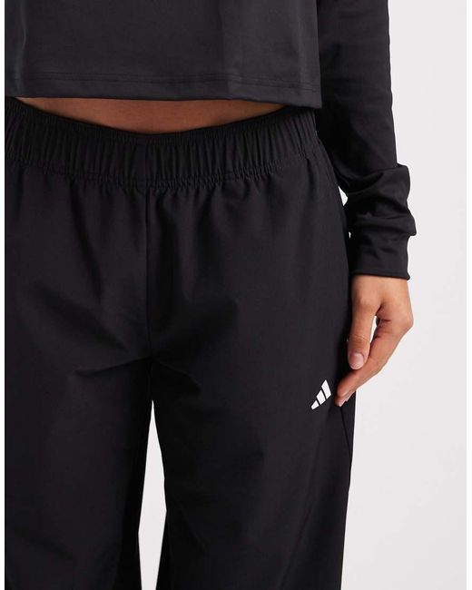 Adidas Originals Black Adidas Sportswear Workout Essentials Woven Training Pants