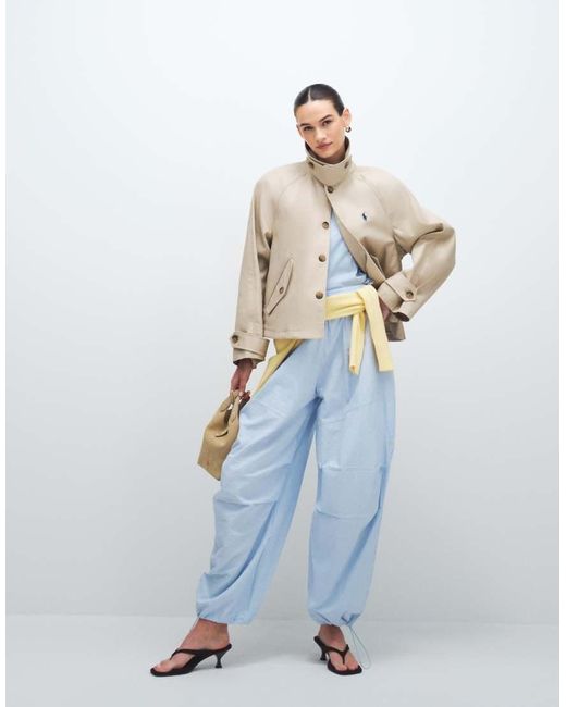 Polo Ralph Lauren White Cotton Twill Jacket