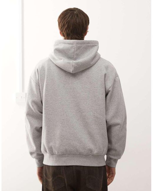 Adidas Originals Gray Adicolor Classics 3-Stripes Hoodie for men