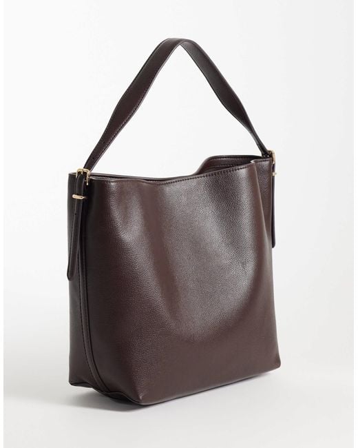 Mango Brown Bucket Bag