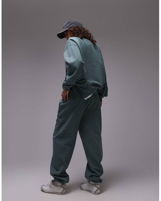 TOPSHOP Gray Community Co-ord Graphic Cuffed jogger