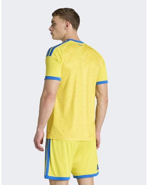 Adidas Jersey Adidas Ukraine 26 Home Jersey in het Yellow voor heren