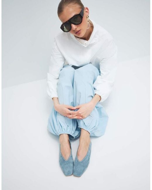 Tony Bianco Blue Bianca Ballet Flats
