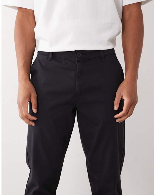 ASOS Blue 2 Pack Tapered Chinos for men