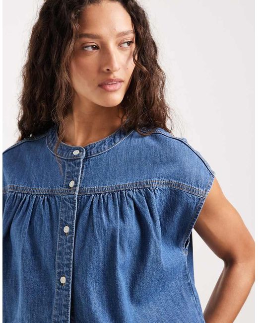 Wrangler Blue Drop Shoulder Shirt