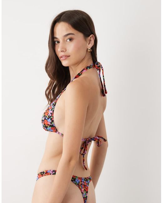 ASOS Natural Fuller Bust Jasmine Triangle Bikini Top