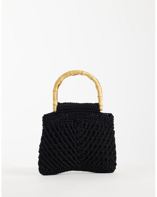 Borsa A Mano di Mango in Black