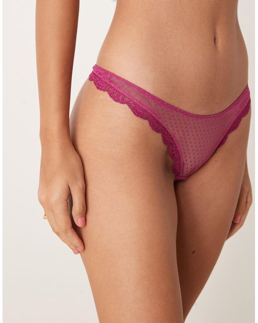 Free People Pink – midweek – slip im bikini-design