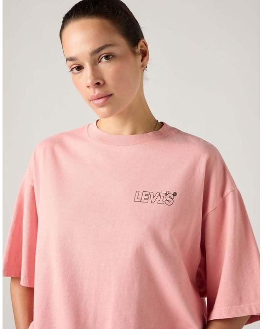 Levi's Short Stack in het Pink